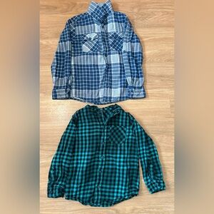 Tea Collection Boys Long Sleeve Flannels